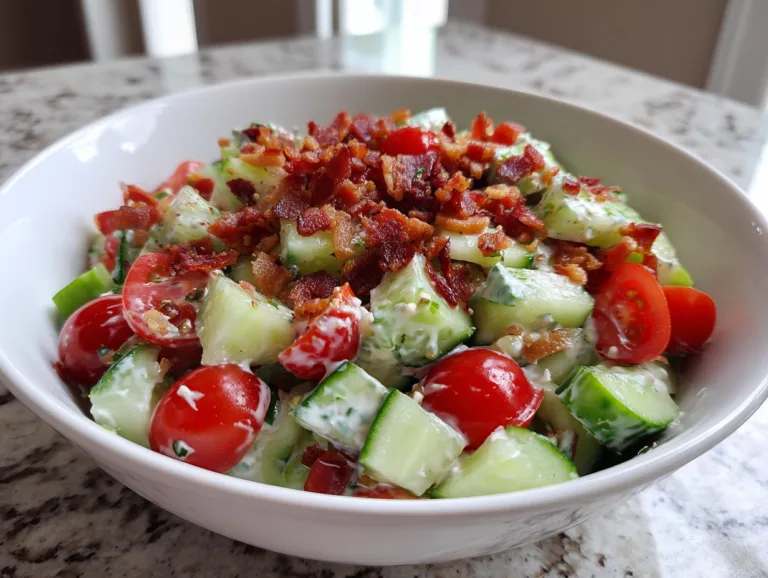 Healthy Cucumber Tomato Salad