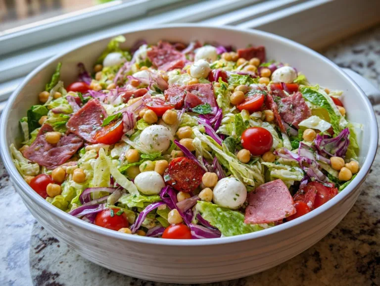 Italian Chopped Salad (Lunchbox Favorite)