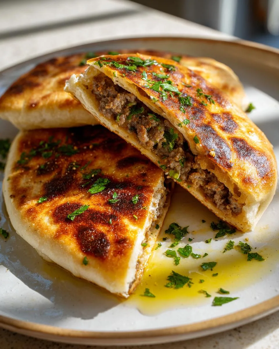 Lebanese Arayes - detail 1
