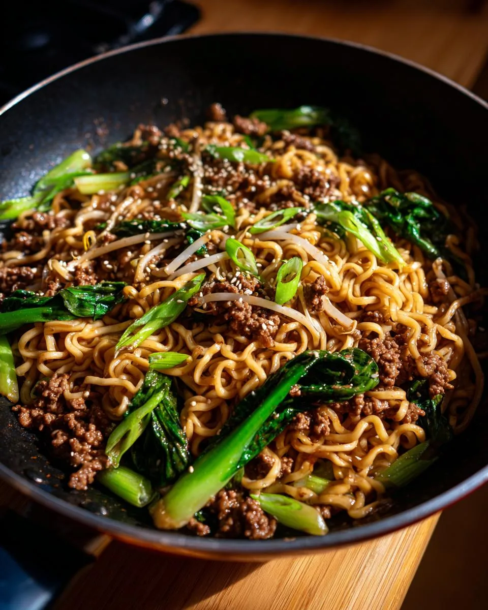 One Pan Beef Ramen Noodles - detail 3