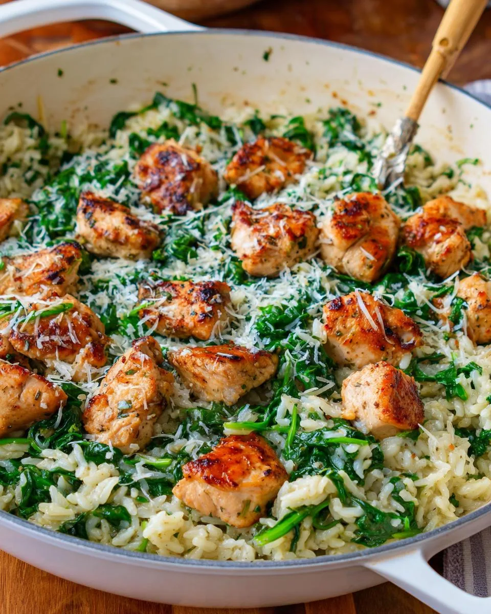 One-Pan Creamy Garlic Chicken and Rice - detail 3