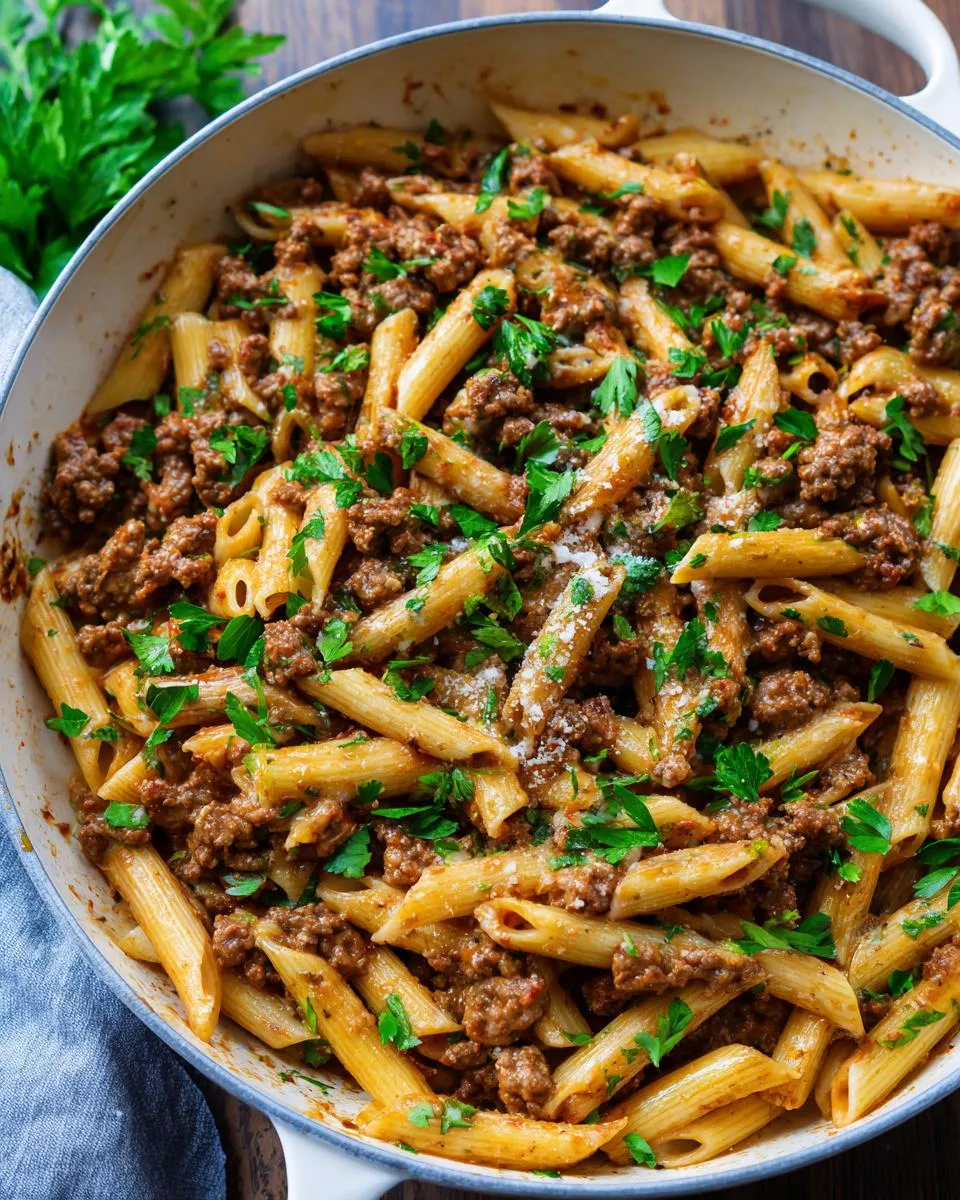 One Pot Creamy Beef Garlic - detail 1