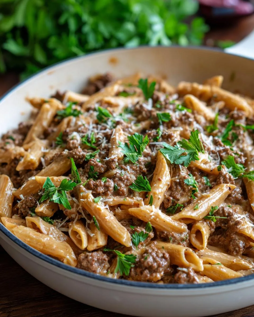 One Pot Creamy Beef Garlic - detail 2