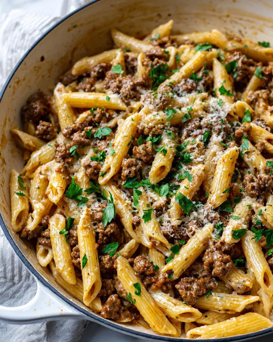One Pot Creamy Beef Garlic - detail 3