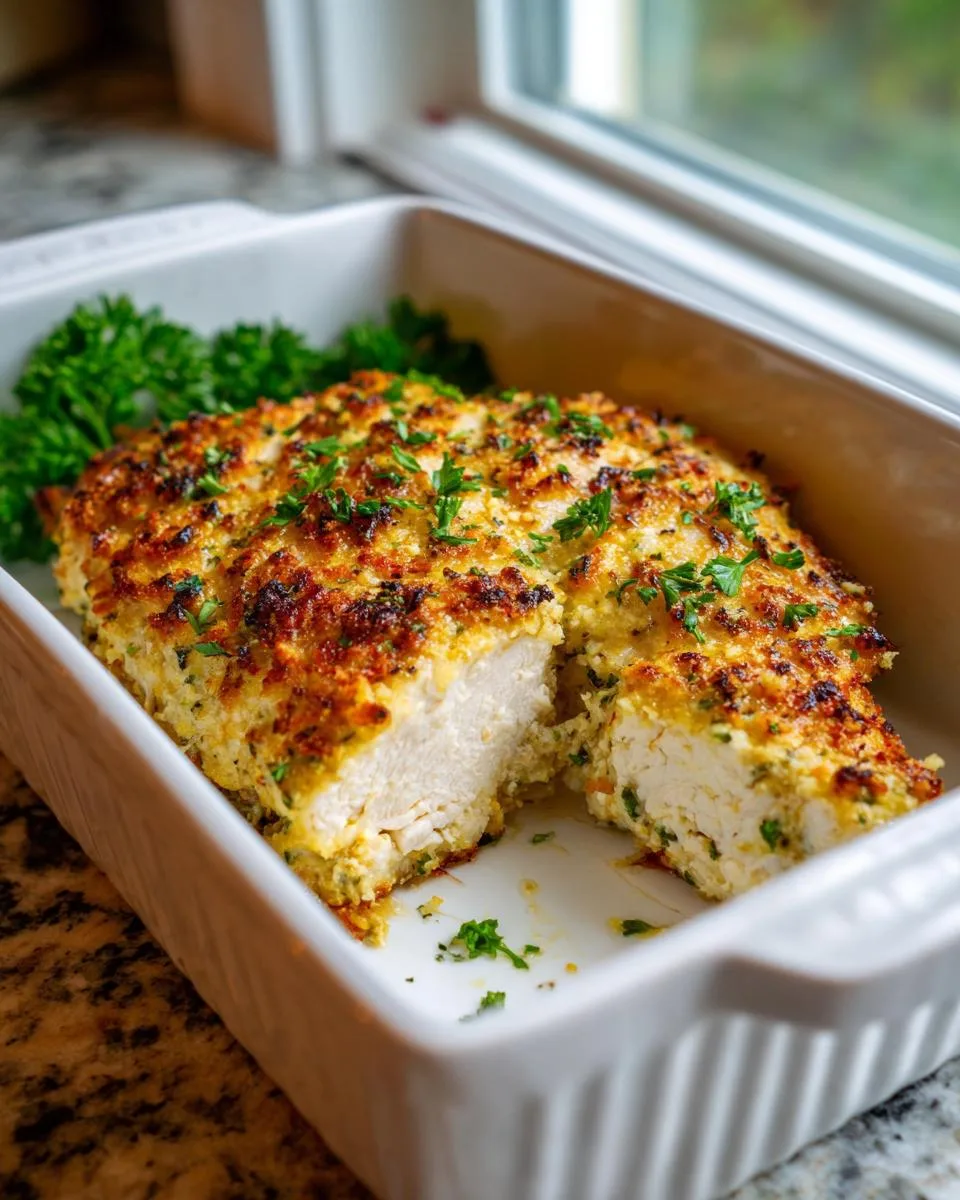 Oven Baked Parmesan Crusted Chicken - detail 2