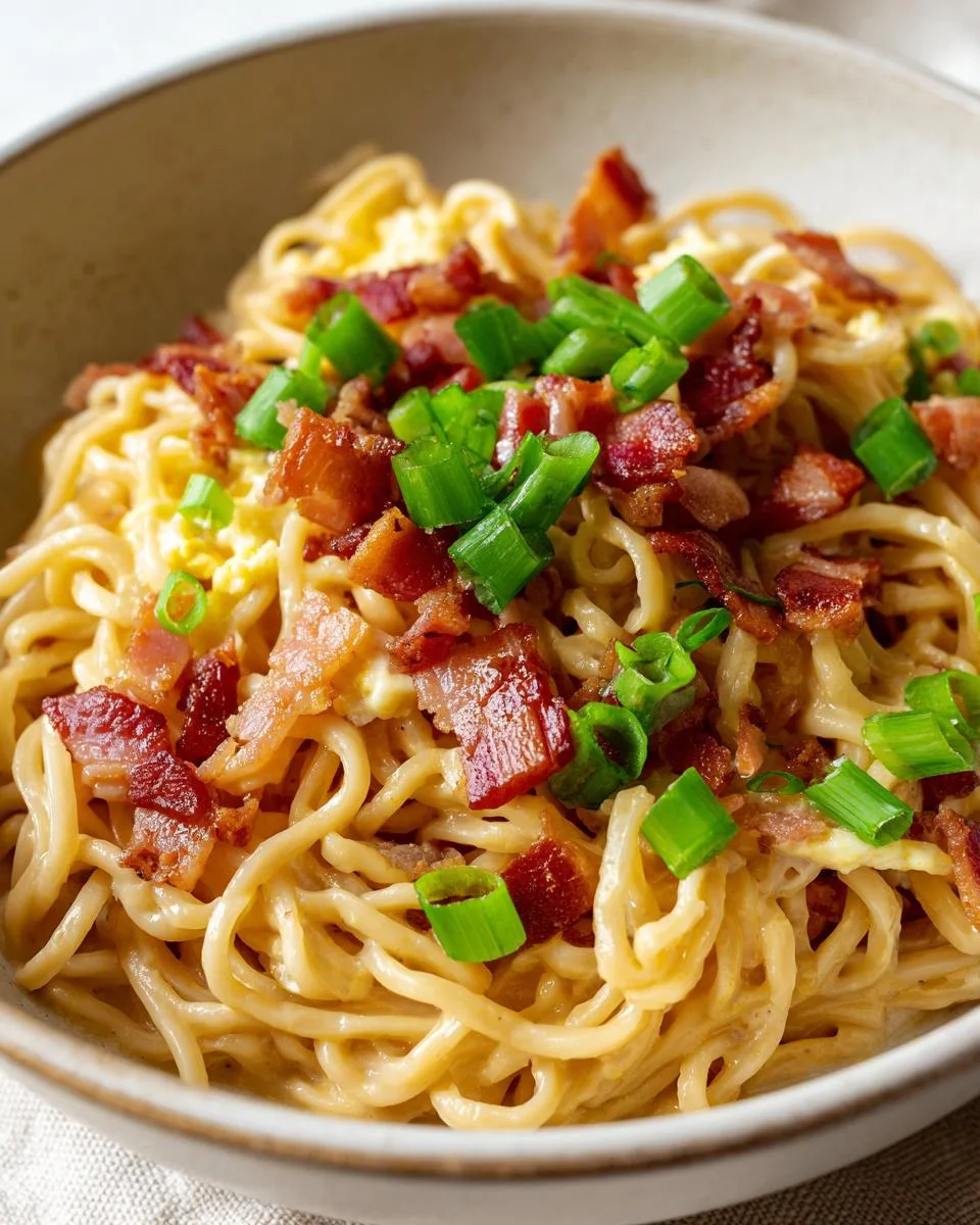 Ramen Carbonara - detail 3