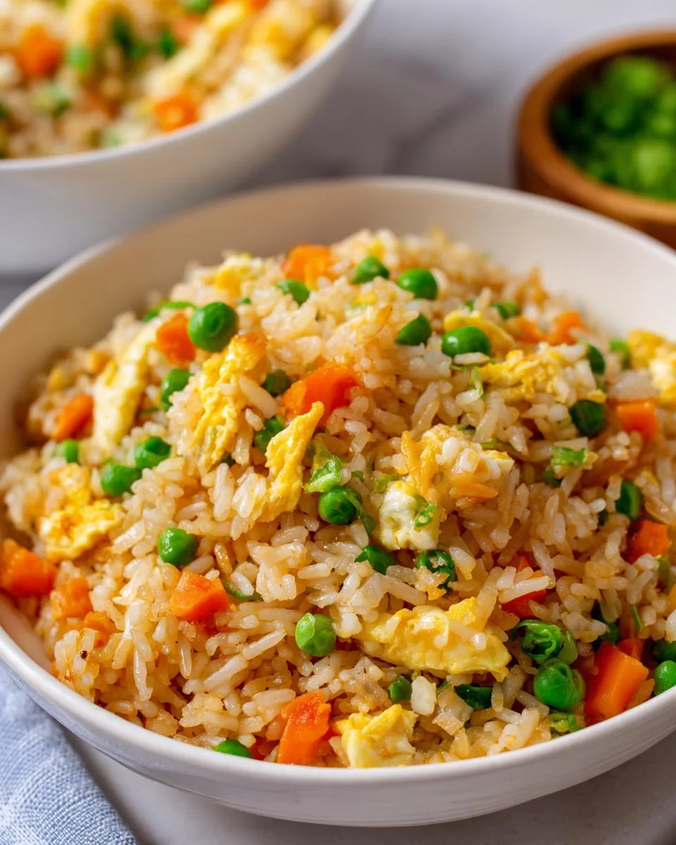 Restaurant style fried rice - detail 1
