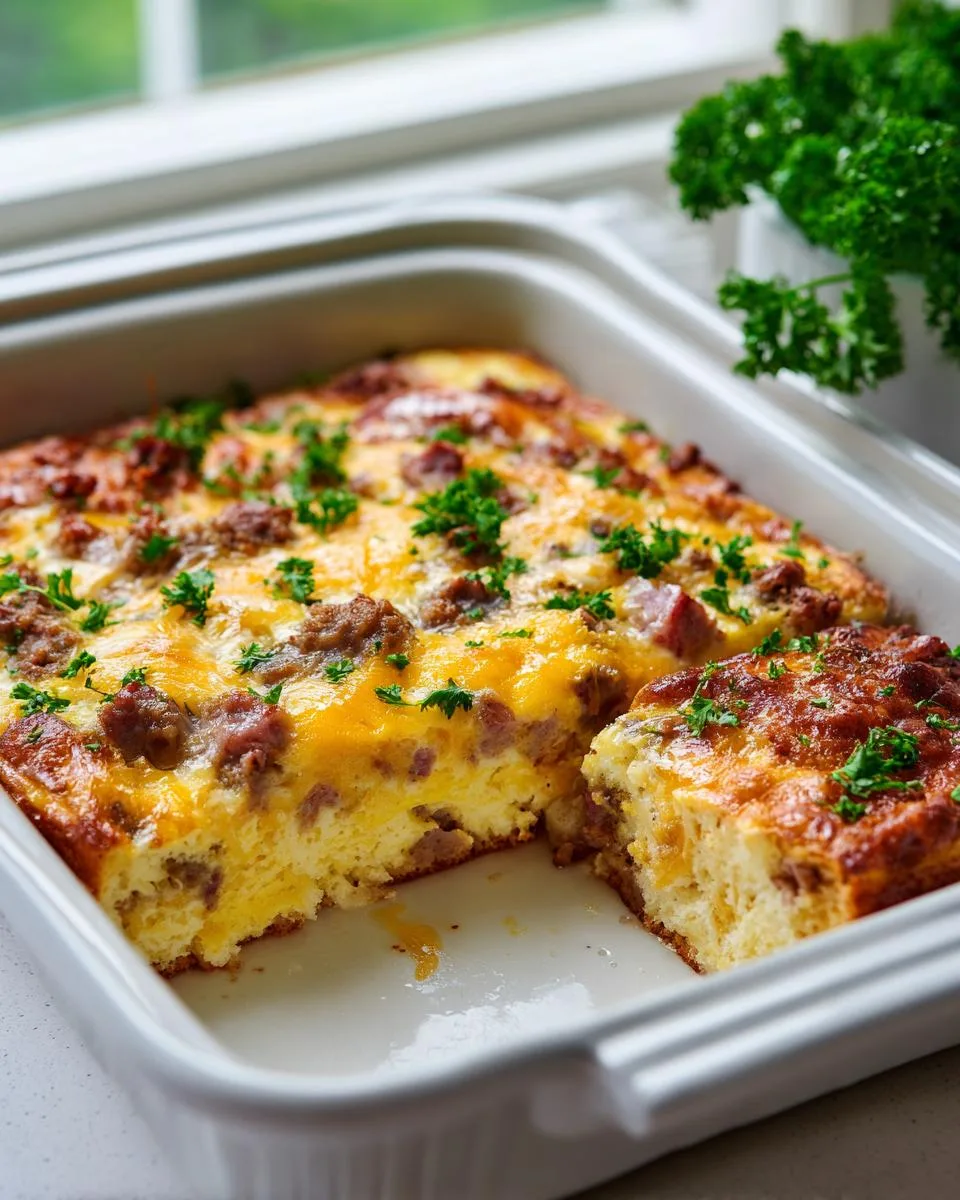 Sausage and Eggs Casserole - detail 3