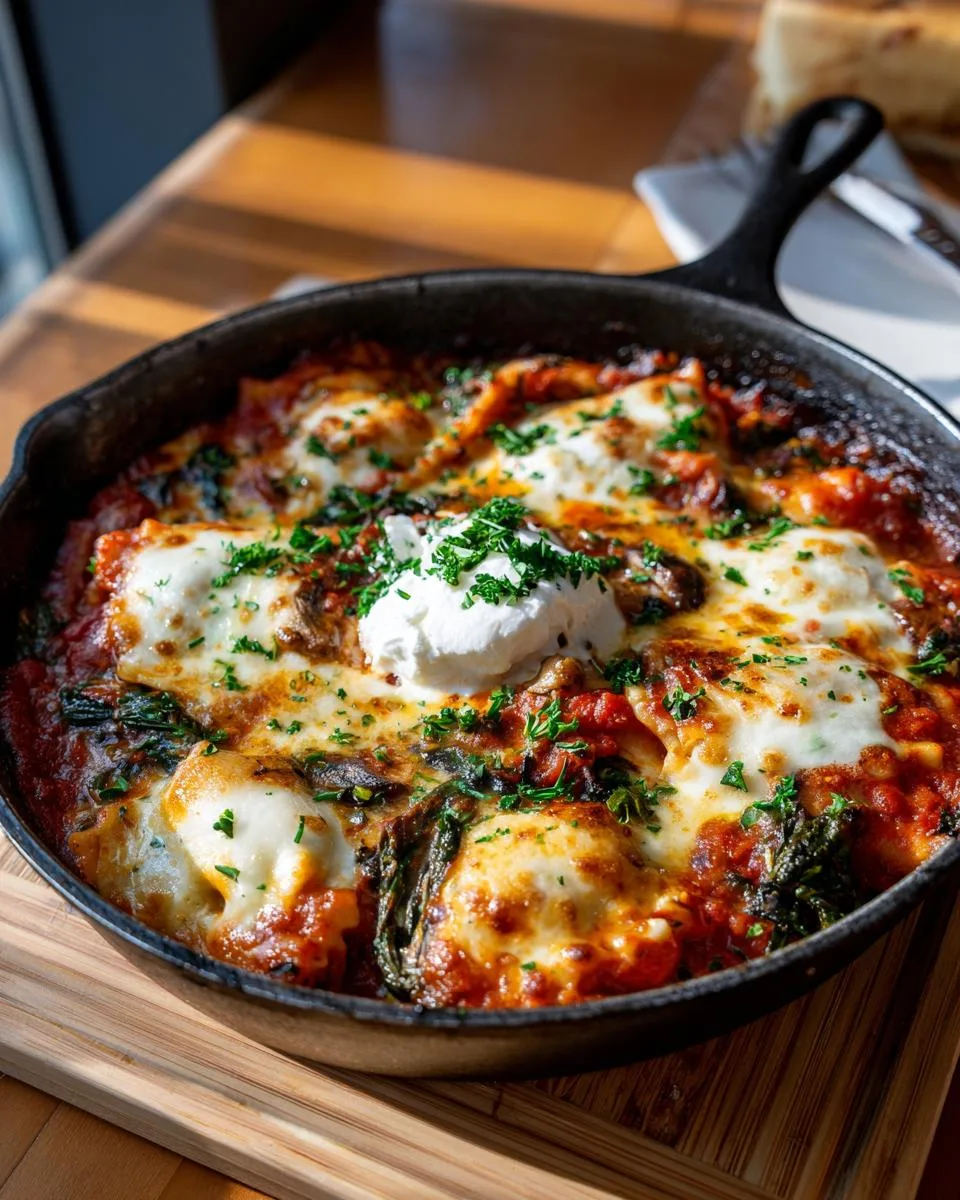 Skillet Lasagna - detail 2
