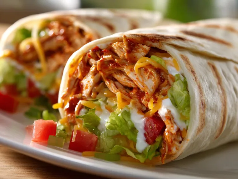 Slow Cooker Buffalo Chicken Wraps