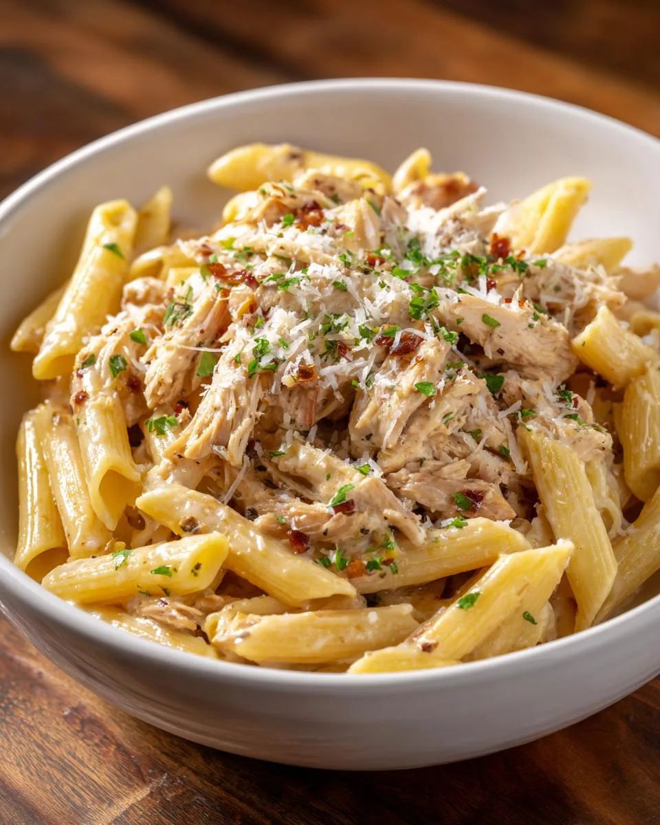 Slow Cooker Olive Garden Chicken Pasta - detail 1