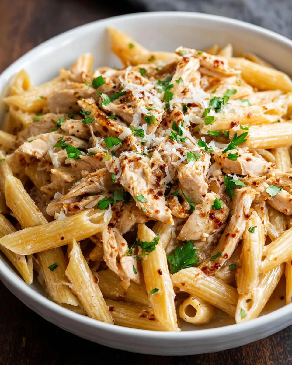 Slow Cooker Olive Garden Chicken Pasta - detail 3