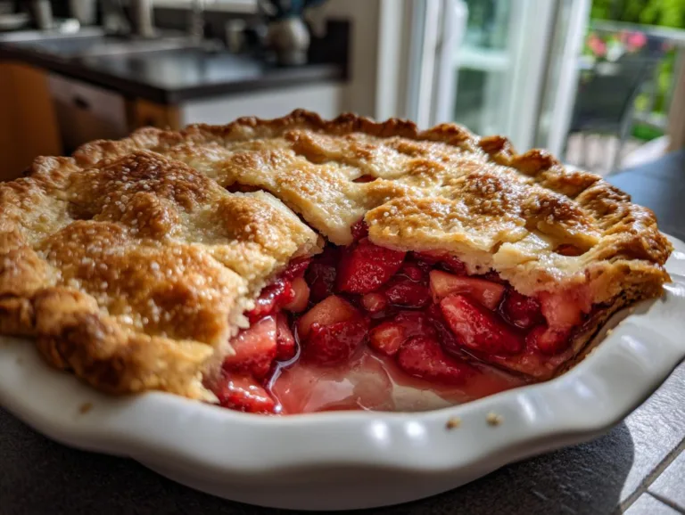 Strawberry Rhubarb Pie Recipe