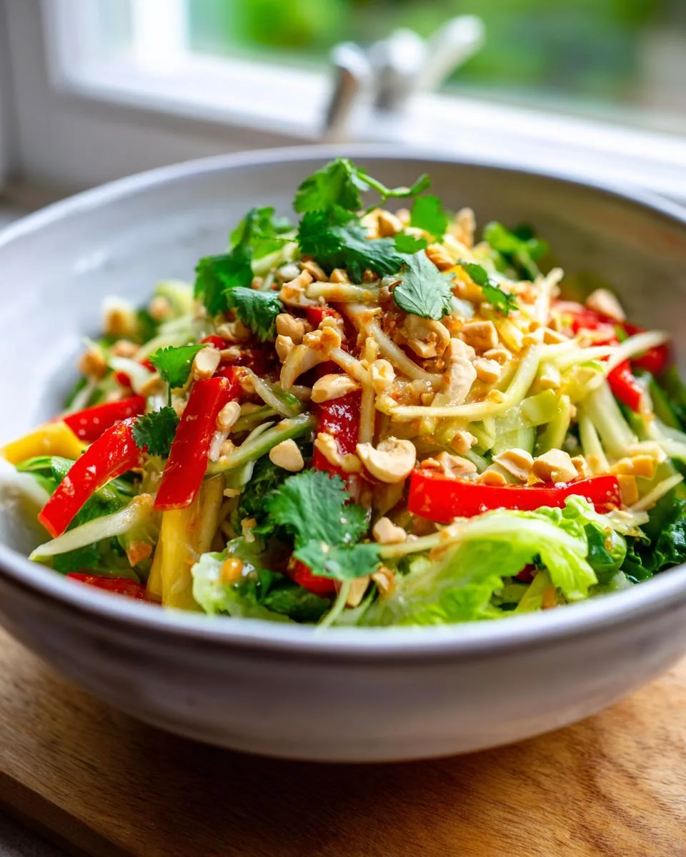 Thai Green Mango Chili Salad - detail 1