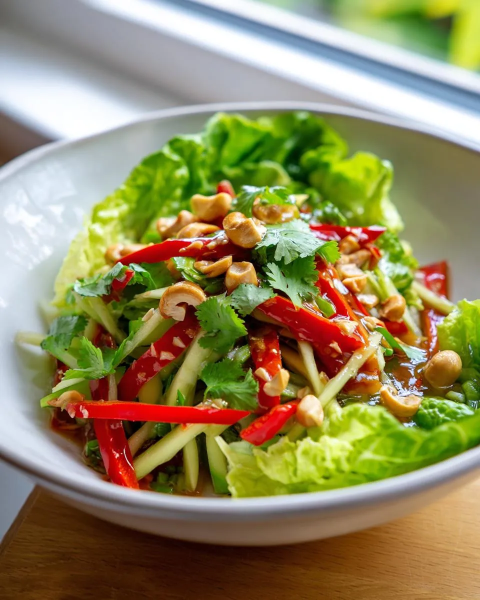 Thai Green Mango Chili Salad - detail 2