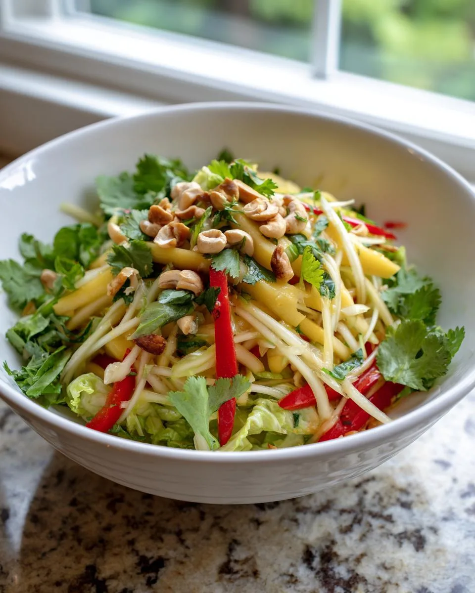 Thai Green Mango Chili Salad - detail 3