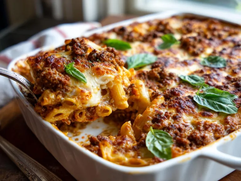 Ultimate Baked Ziti with Sausage