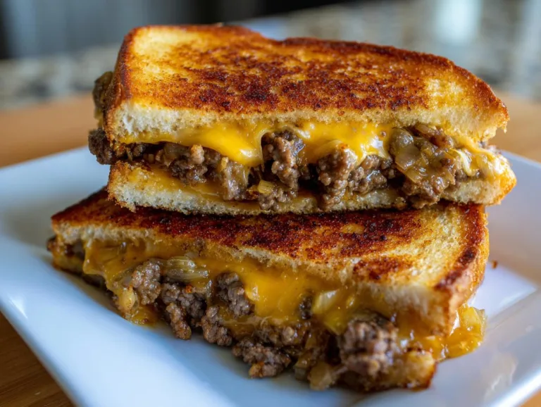Ultimate Cheesy Ground Beef Melt