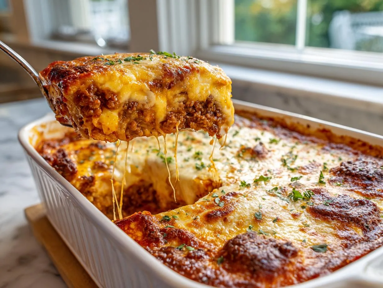 Irresistible Ultimate Million Dollar Spaghetti Casserole
