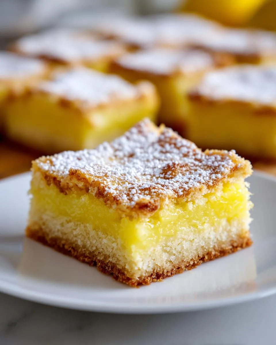 Yuzu Lemon Shortbread Bars - detail 3