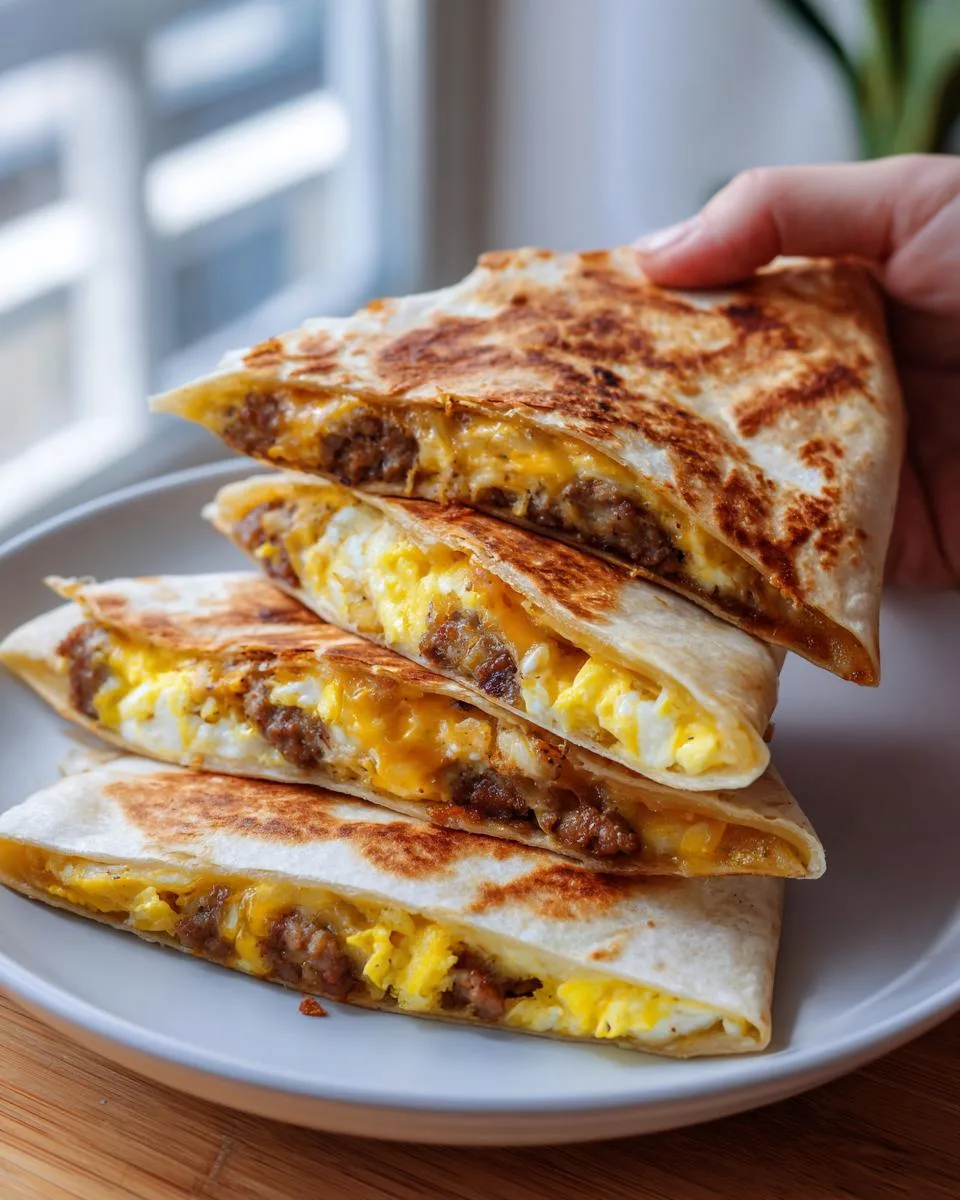 breakfast crunchwrap - detail 3