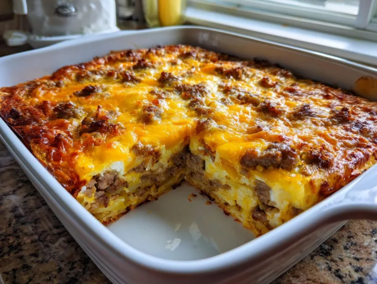 classic breakfast hashbrown casserole