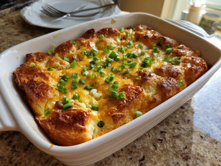 croissant breakfast casserole