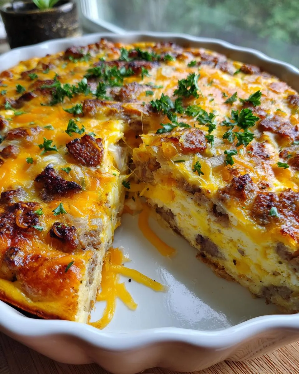 effortless overnight breakfast Casserole - detail 3