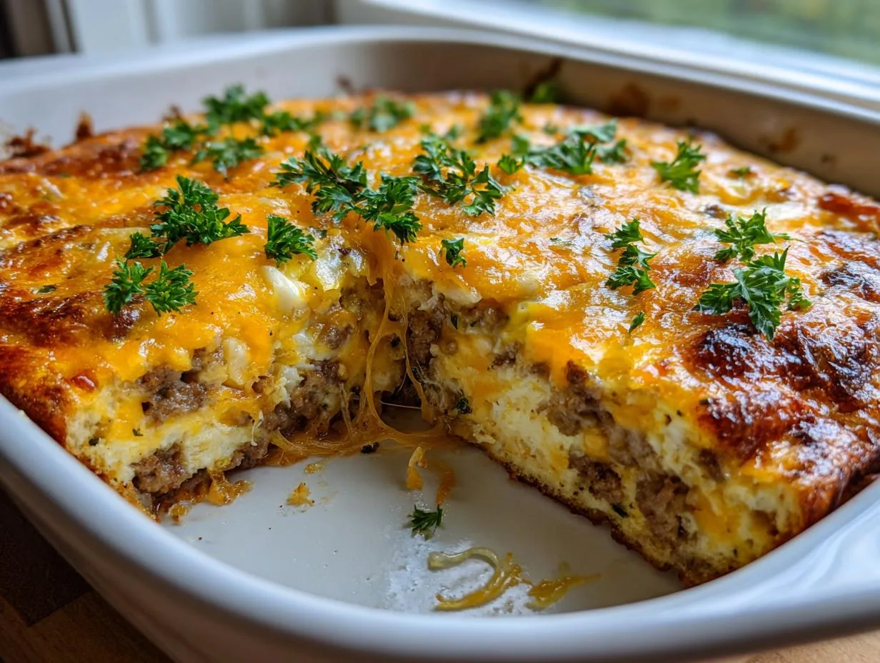 Effortless Overnight Breakfast Casserole: Morning Magic