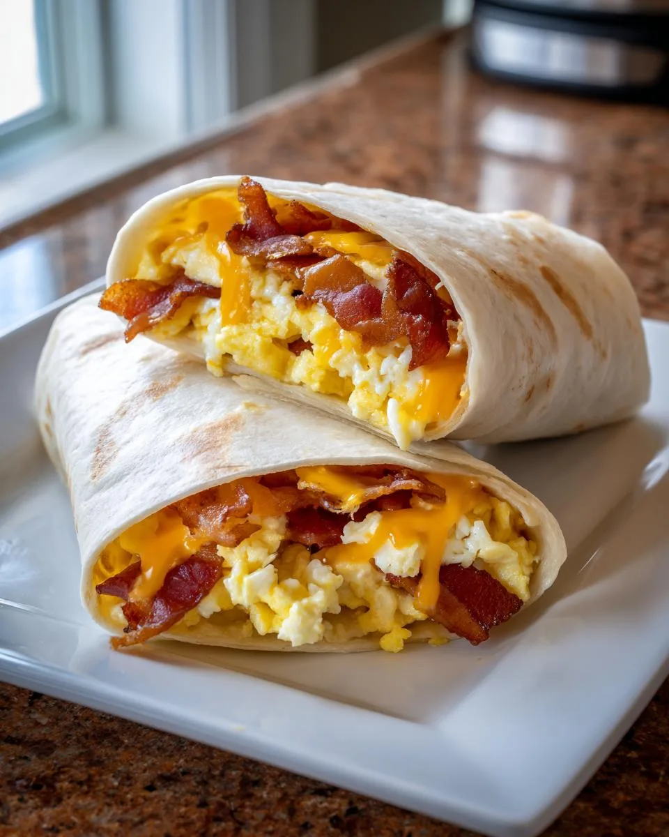 egg breakfast wraps - detail 3