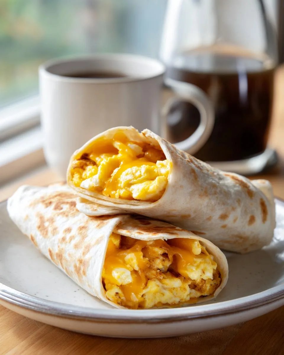 egg cheese breakfast wraps - detail 3