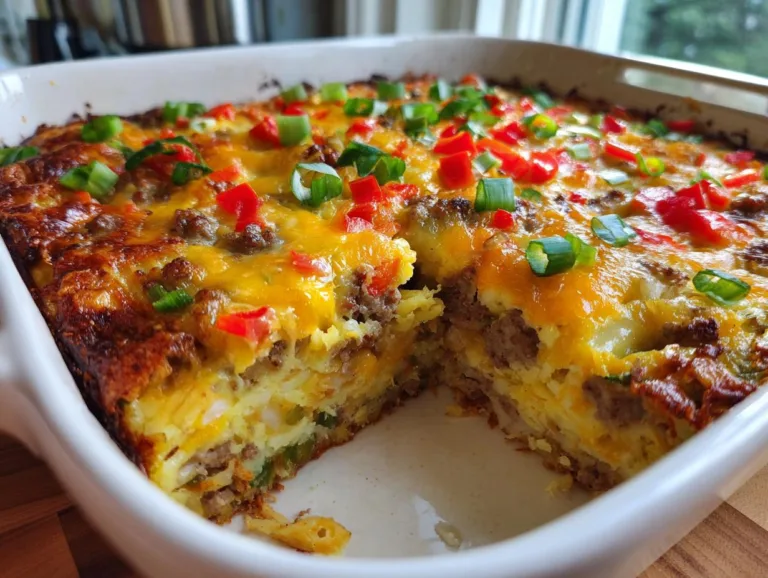 hashbrown filling breakfast casserole