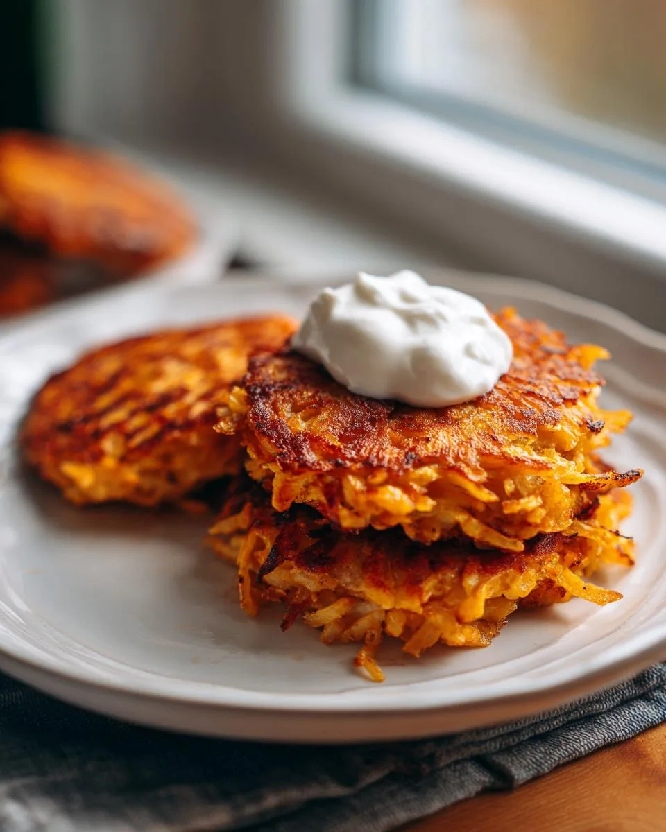 healthy sweet potato hash browns - detail 3