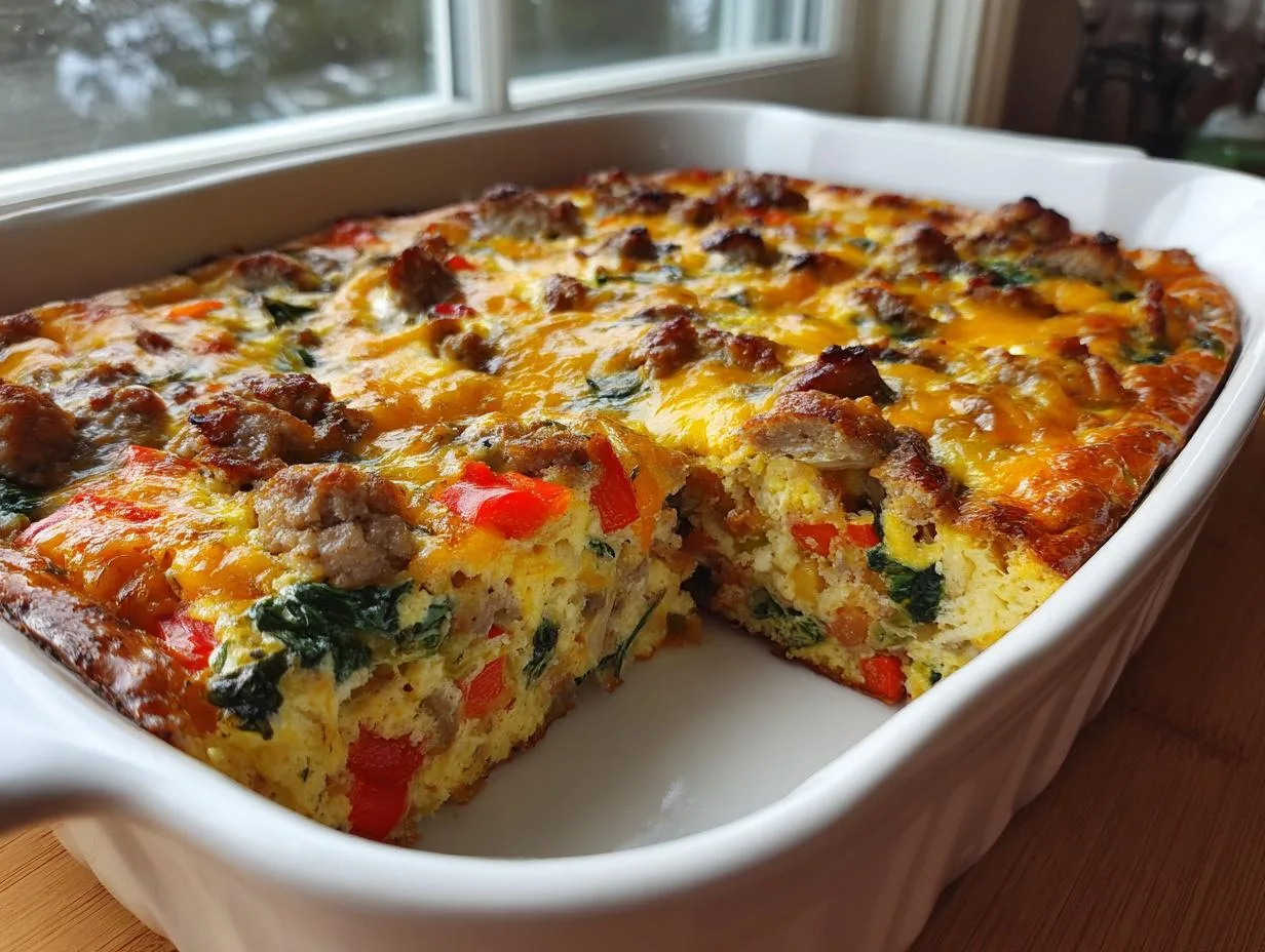 High Protein Breakfast Casserole That’s Simply Irresistible