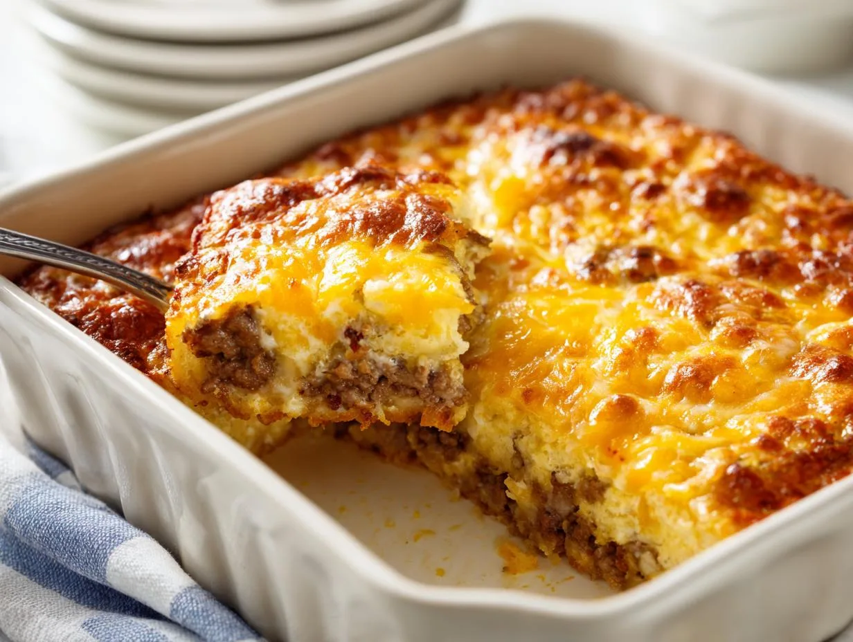 Irresistible Sausage Tater Tot Casserole With 8 Eggs