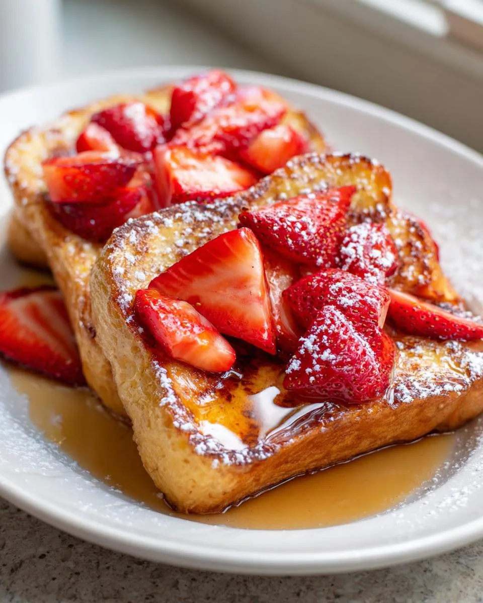 strawberry french toast - detail 3