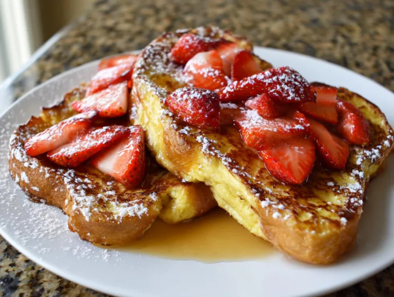strawberry french toast