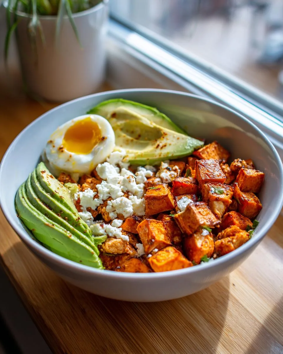 sweet potato breakfast bowl - detail 3