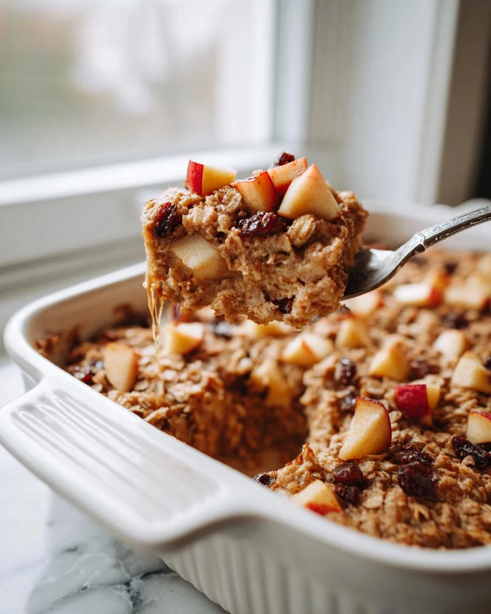 Apple Cinnamon Baked Oatmeal - detail 1
