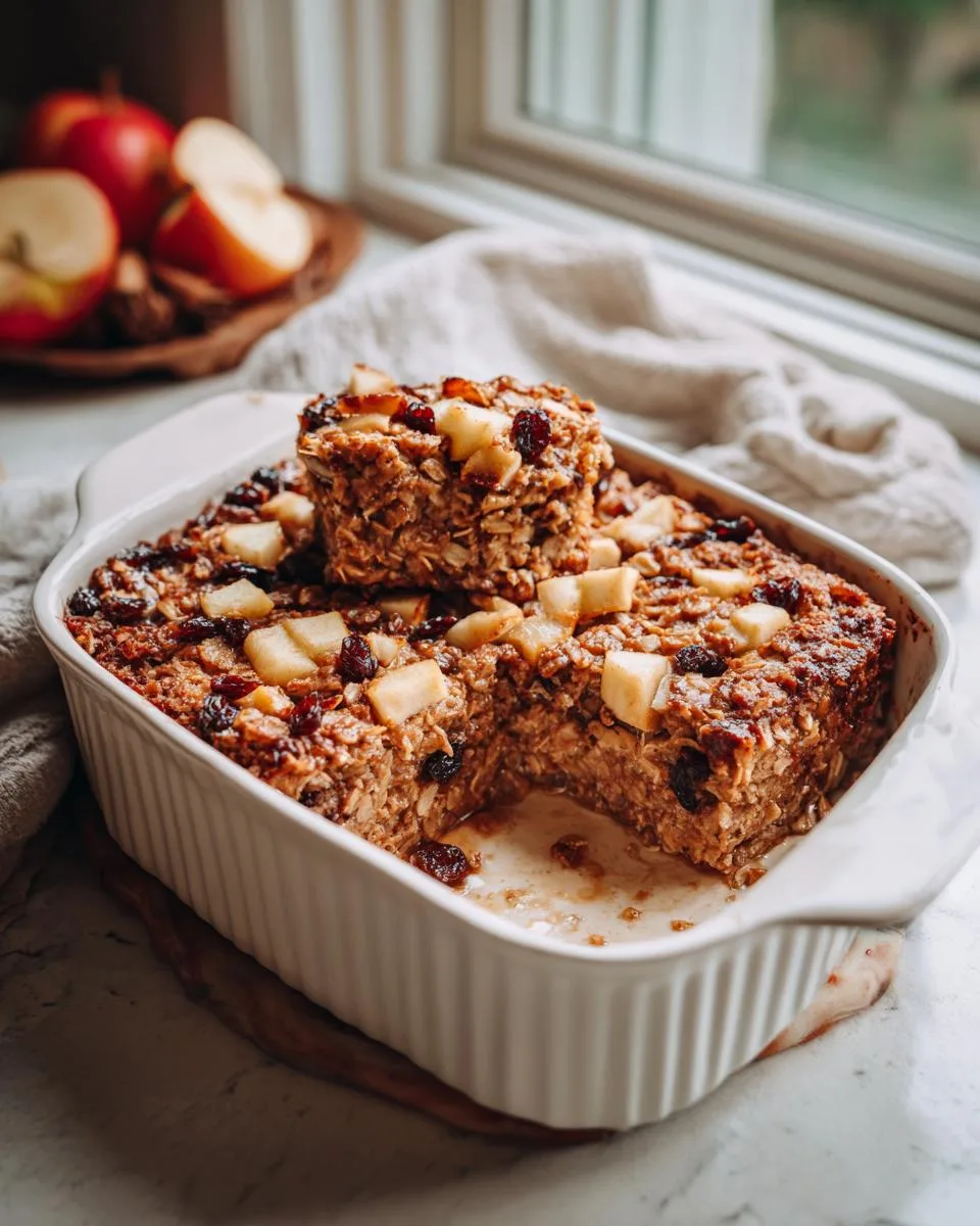 Apple Cinnamon Baked Oatmeal - detail 2