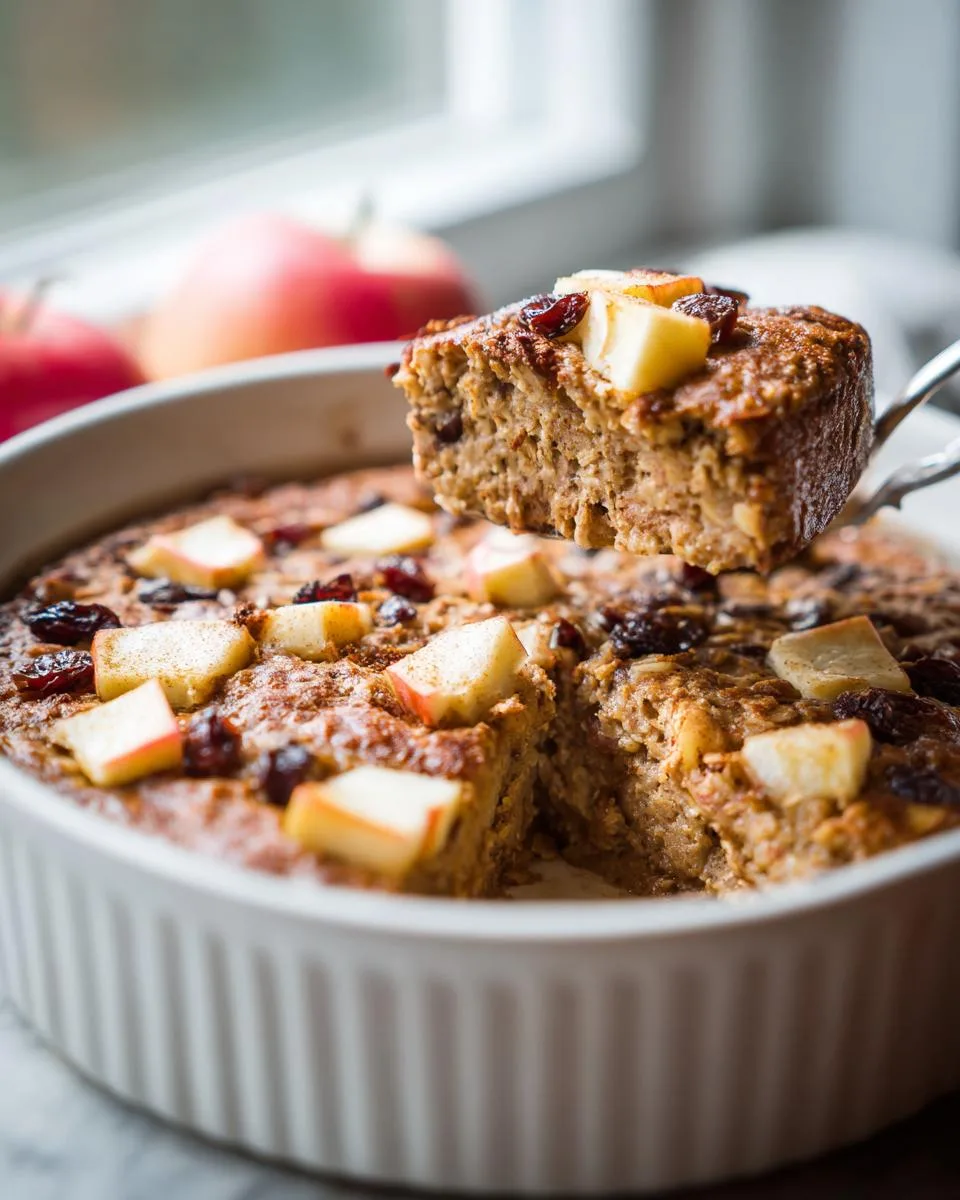 Apple Cinnamon Baked Oatmeal - detail 3