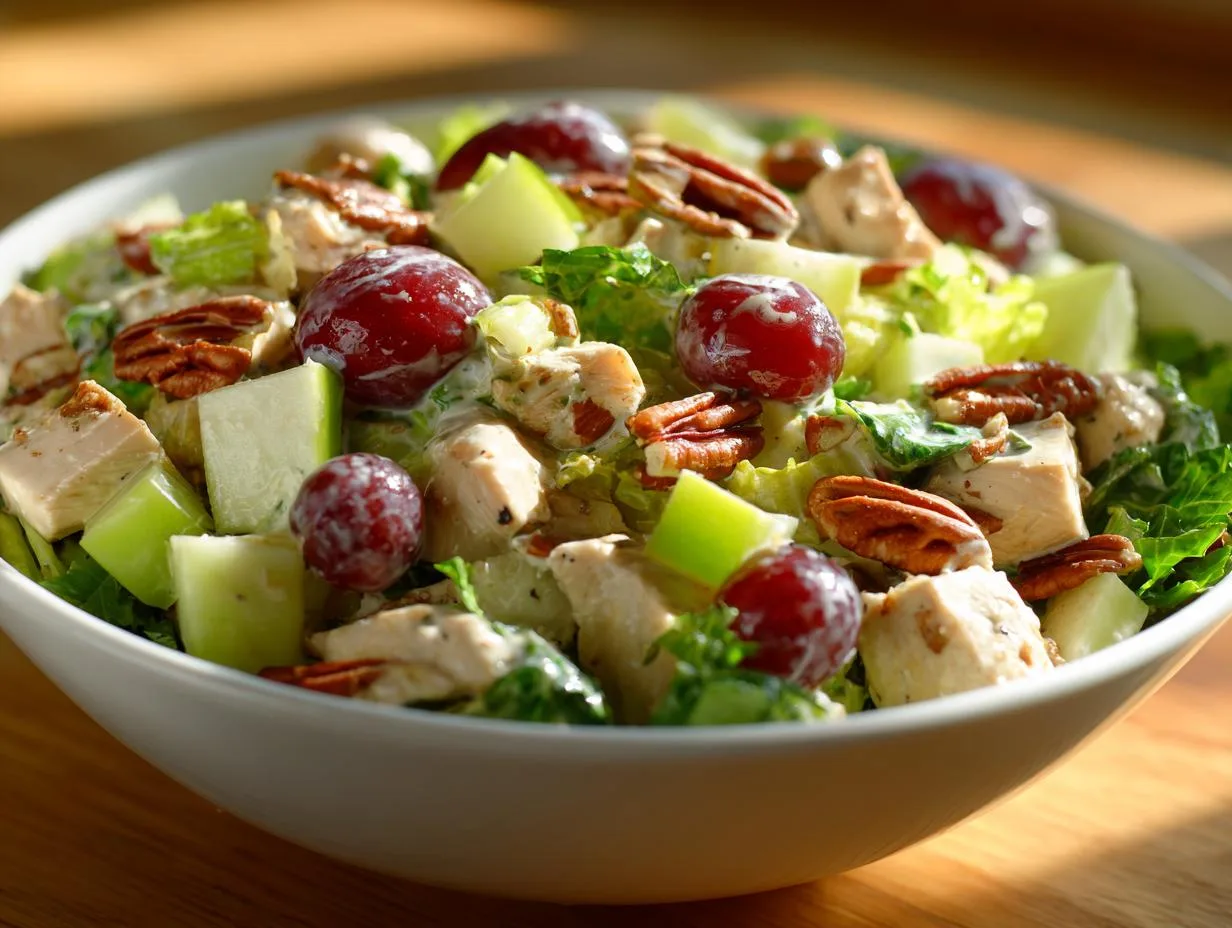 10-Minute Apple Pecan Chicken Salad Bowl You’ll Crave Daily