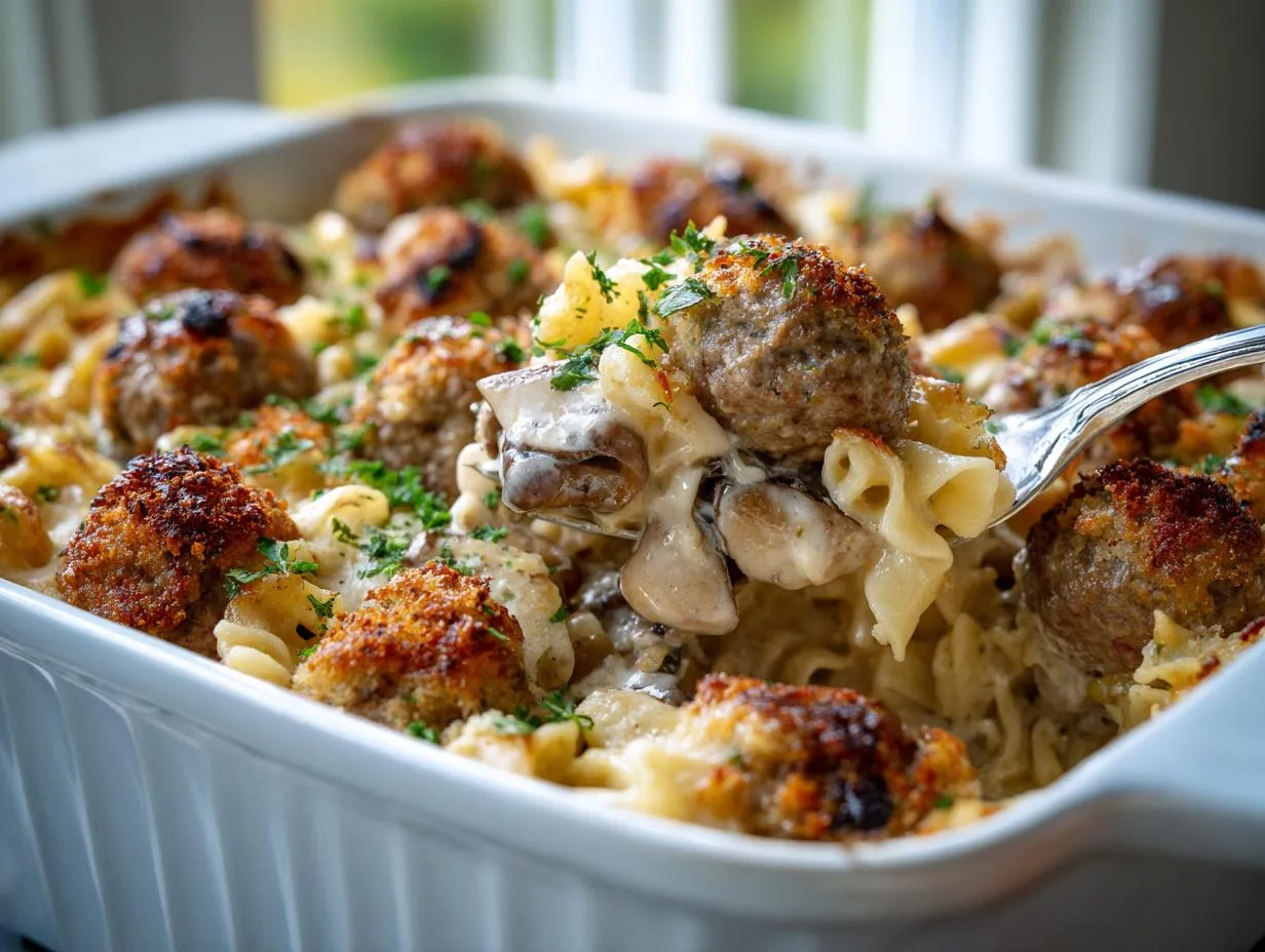 Irresistible 15-Minute Beef Stroganoff Bake for Cozy Nights