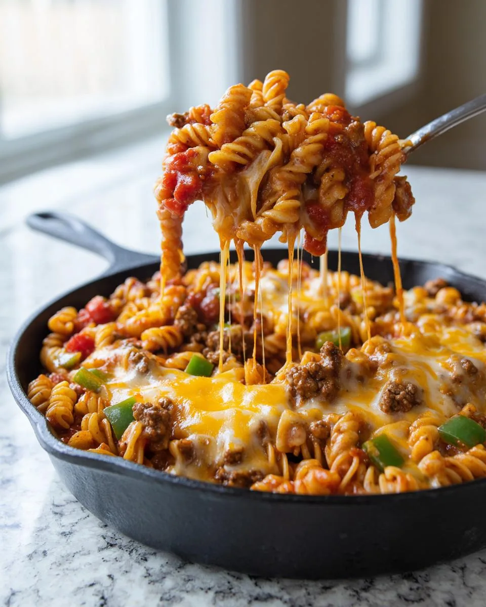 Beef Taco Pasta Skillet - detail 1