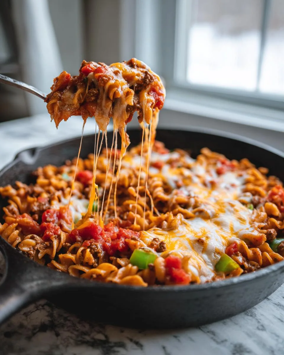 Beef Taco Pasta Skillet - detail 2