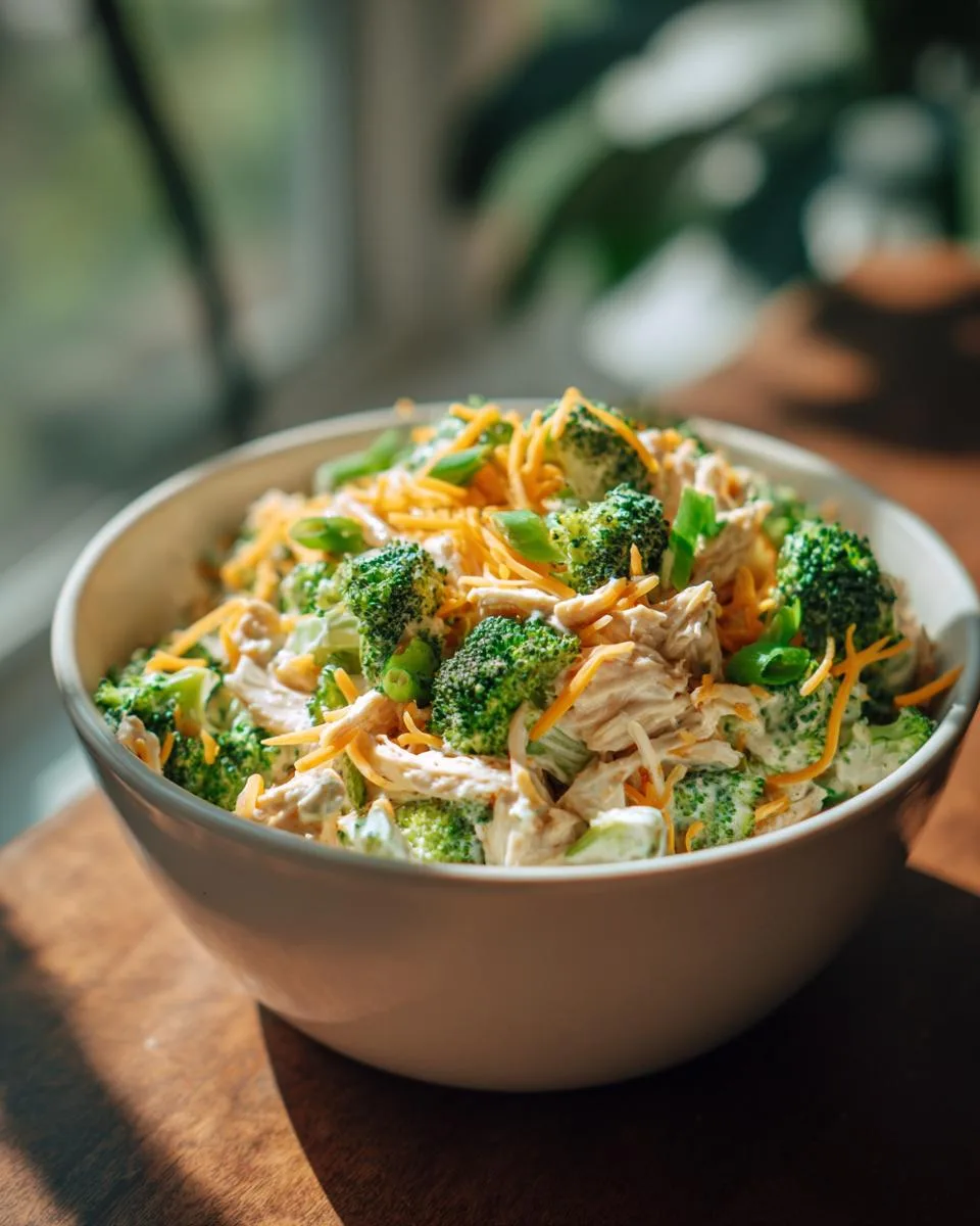 Broccoli Cheddar Chicken Salad Bowl - detail 3