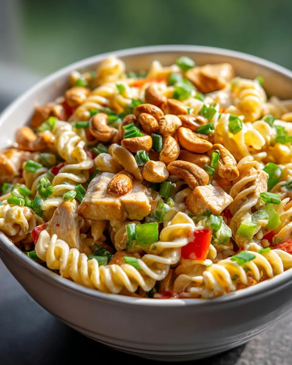 Cashew Chicken Pasta Salad Bowl - detail 3