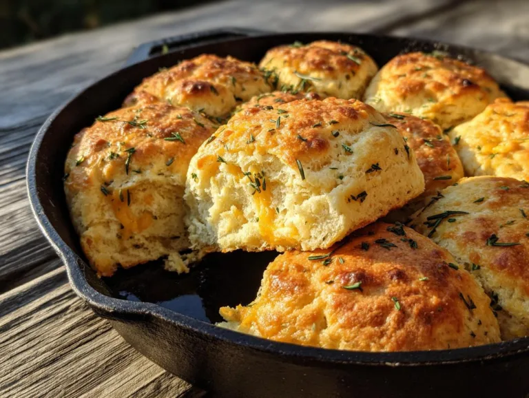 Cheddar Herb Breakfast Biscuits