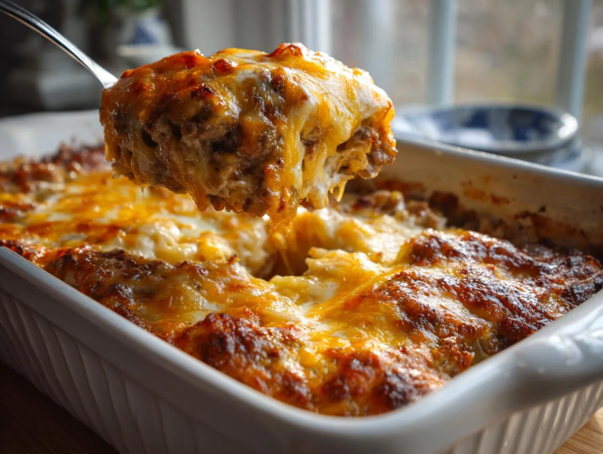 Creamy Cheeseburger Macaroni Bake Everyone Craves