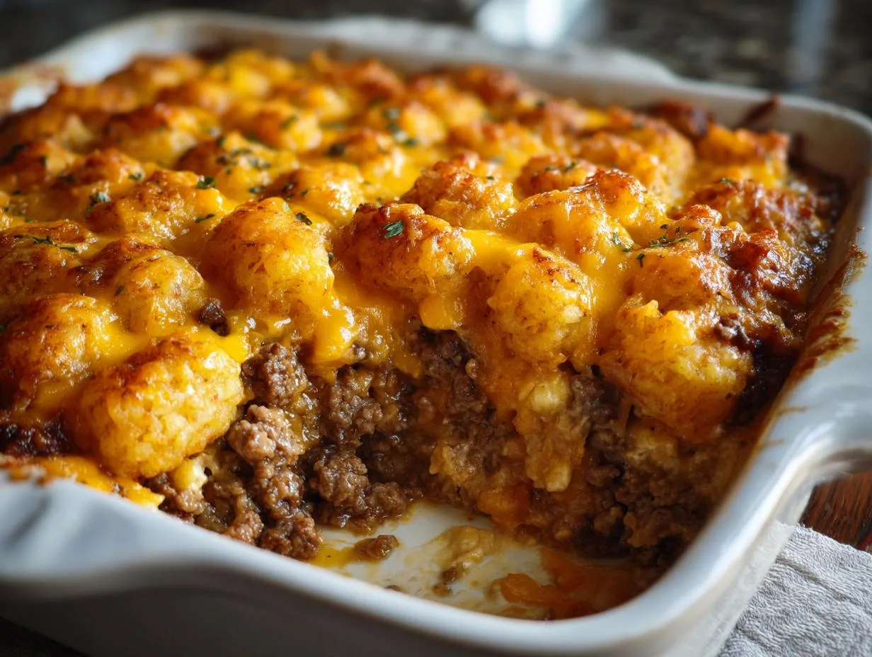Cheeseburger Tater Tot Casserole: Comfort Food Magic